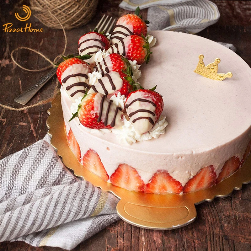 Круглая форма для кекса с съемным свободным дном и антипригарным шифоновым