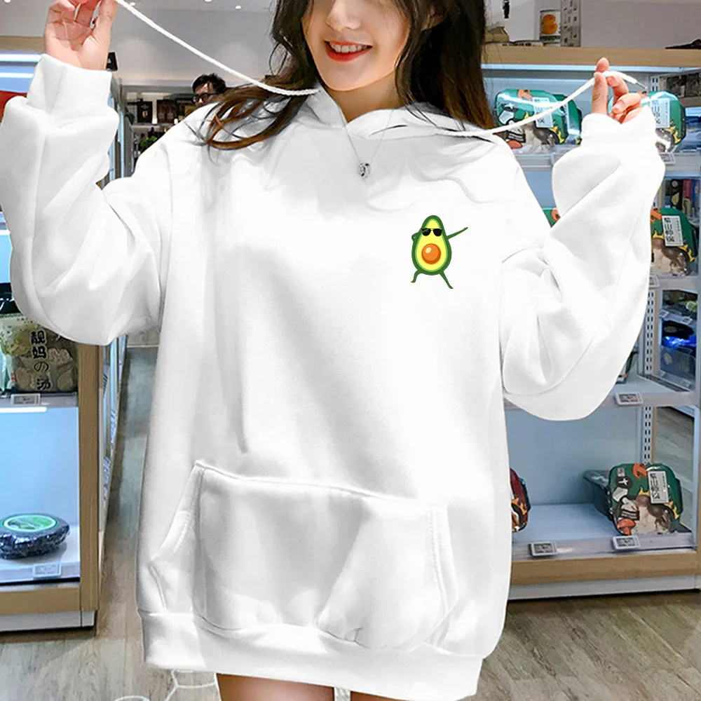 

Funny Avocado Hoodie Oversized Sweatshirt Harajuku Kawaii Pullover Sweatshirt Kpop Sweatshirts Cute Hoodies Graphic Streetwear
