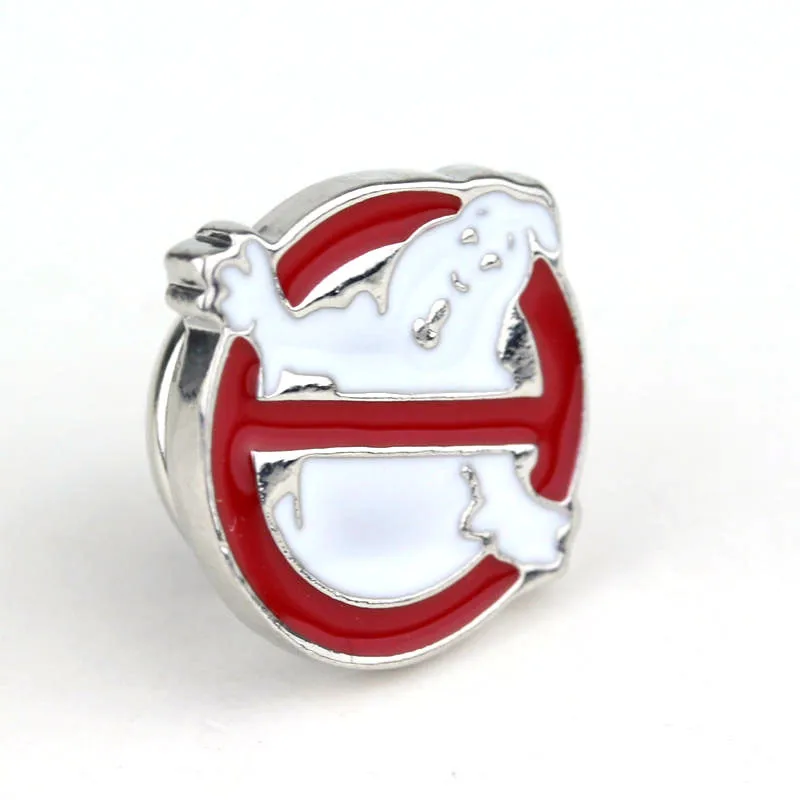 Креативная эмалированная Заколка-значок для охотников-приведений белая