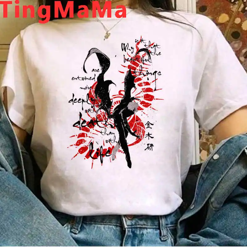 

Tokyo Ghoul Kaneki Ken t-shirt female 2021 white t shirt harajuku t shirt