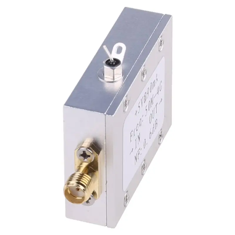50M-4GHz усилитель низкого уровня шума LNA Ham радио модуль RF FM HF VHF NF = 0.6dB -110DBM E1PD |