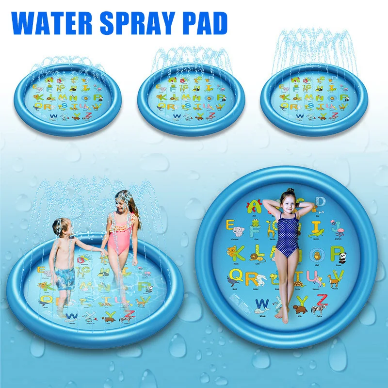

Hot Sale Water Games Mat Inflatable Lawn Spray Water Cushion Beach Pad Sprinkler for Outdoor ED889