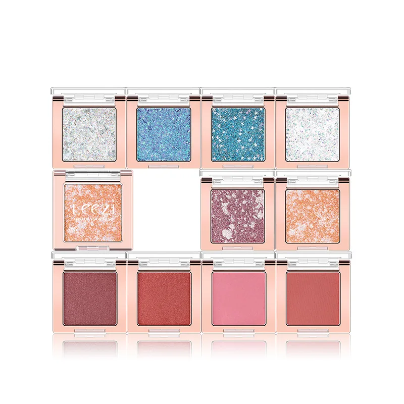 Новинка Сияющие тени для век Aurora вечерние недорогие водостойкие блестящие