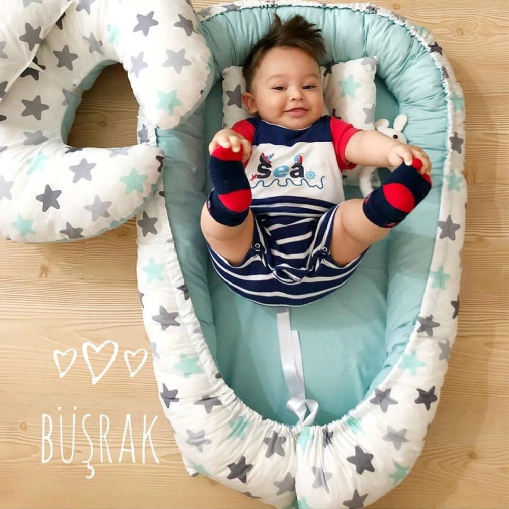 Детская кроватка бампер портативная для младенцев детская кровать путешествий