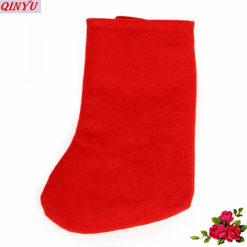 3 Pcs Merry Christmas Candy Boots Gifts Bag Decorations For Home Xmas Santa Stocking Natal Decor New Year Decoration 5 | Дом и сад
