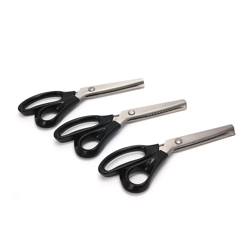 

23.5cm Zig Zag Sewing Cut Dressmaking Tailor Shear Pinking Scissor Leather Craft P0RE
