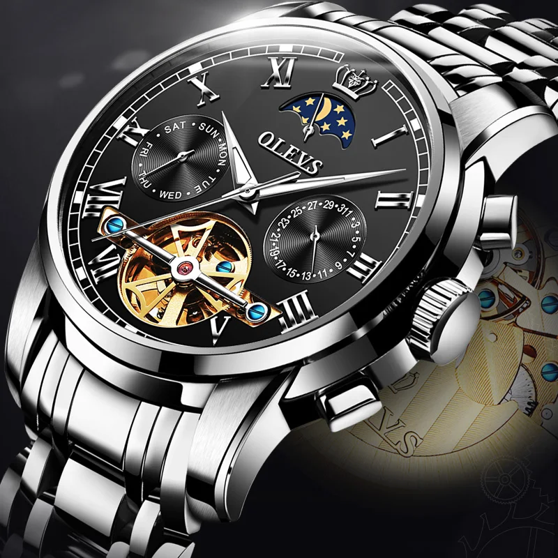 

TT Genuine Famous Brand Swiss Certified Watch Men's Automatic Mechanical Watch Waterproof Top Ten Watches