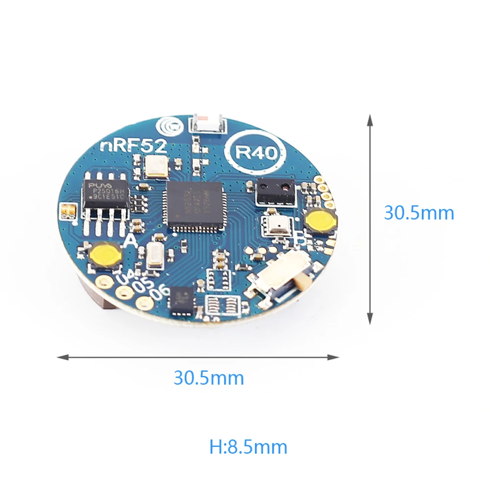NRF52832 беспроводной Bluetooth модуль BLE4.0 ARM CORTEX-M4 контроллер BMI160 BMP180 AP3216C сенсор для iBEACON