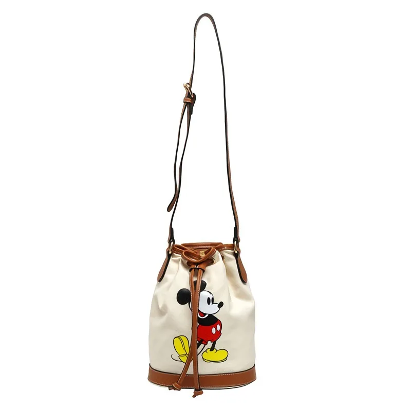 

Disney Leather Mickey Handbag Totes Women Messenger Bags PU Crossbody Bag Vintage Mickey Mouse Ladies Shoulder Bag