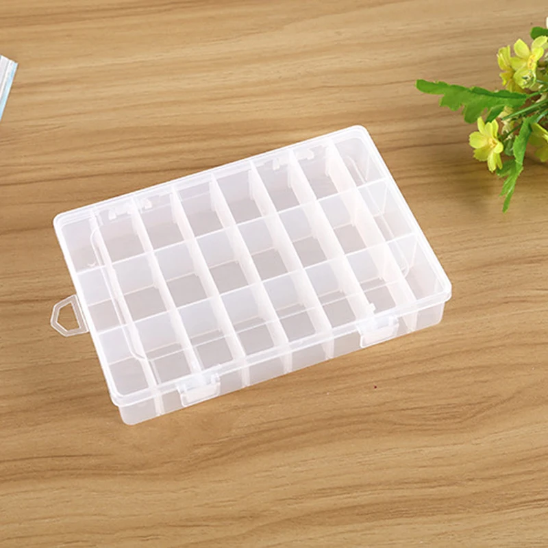 Жизнь Эфирное 24 отсек для хранения коробка практический Регулируемый Пластик