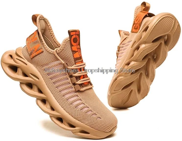 

New Design Work Sneakers For Men Safety Shoes Summer Breathable Steel Toe Cap Kevlar Light Indestructible Men Work Safety Boots