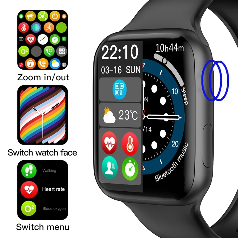 LYKRY IWO W37 Pro Series 7 Smart Watch 1.75inch Square Screen Women Men's Watches Heart Rate Monitor PK HW22 For IOS Android |