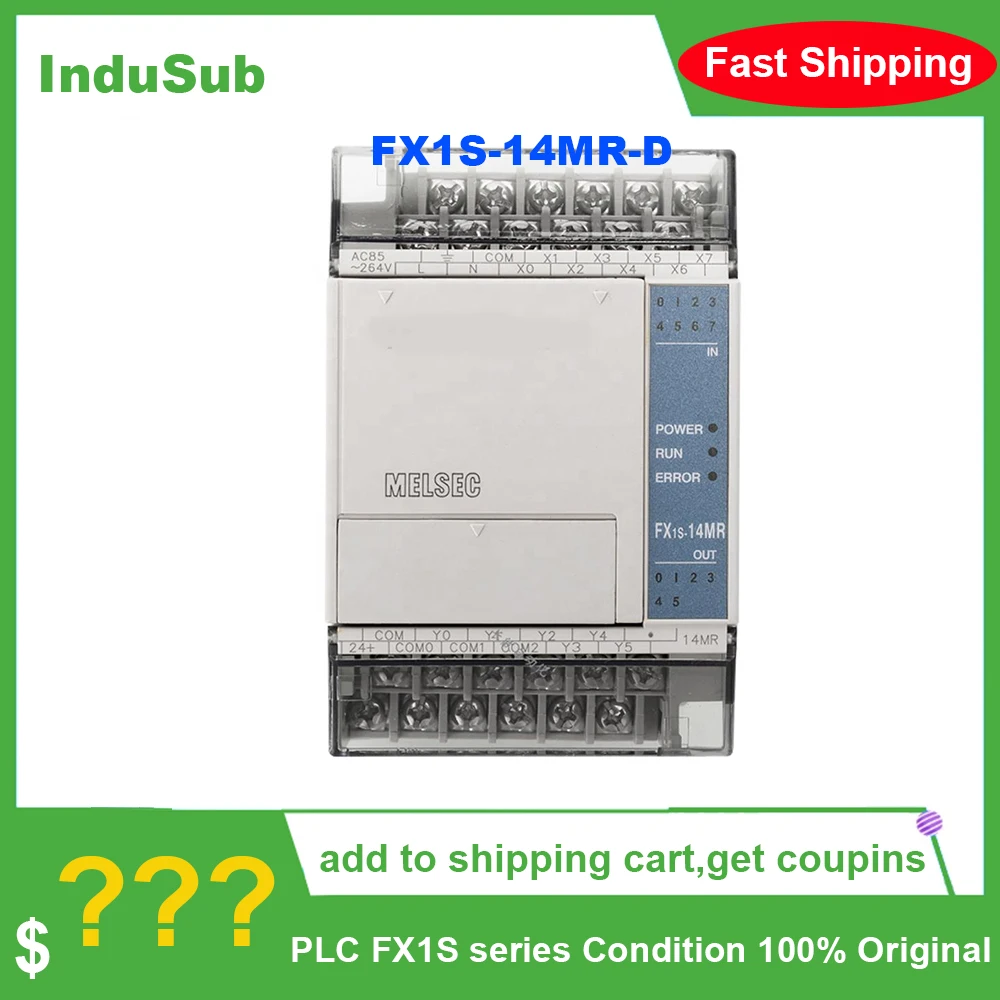

PLC FX1S series FX1S-14MT-001 Condition 100% Original