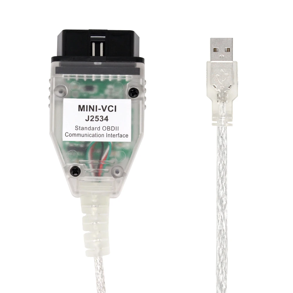 Лучший мини VCI V14.30.023 Интерфейс для Techstream MINI FT232RQ чип J2534 OBD2 диагностический
