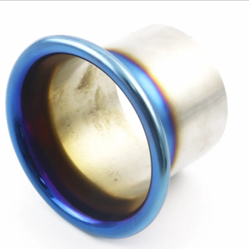 3 дюймовый JDM Титан синий холодного воздуха Системы стека комплект Turbo Horn набор