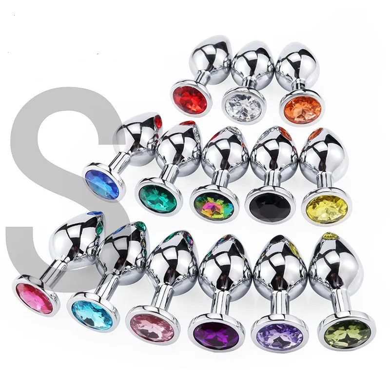 Anal Butt Plug Stainless Steel Suction Cup Dildo Gay Beads Sex Toys | Красота и здоровье