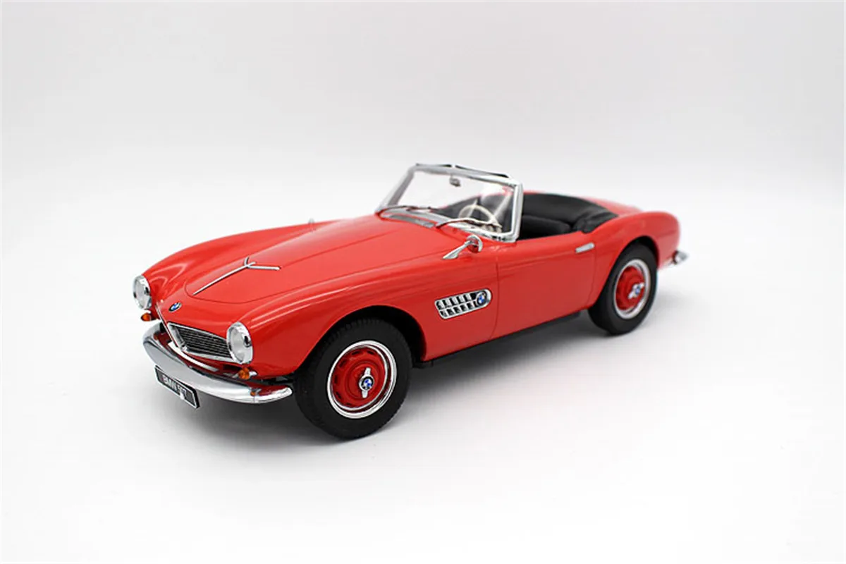 

New 1:18 Red For BMW 507 Old Convertible Diecast Car Model Kids Toys Gifts Display Collection Ornaments Red