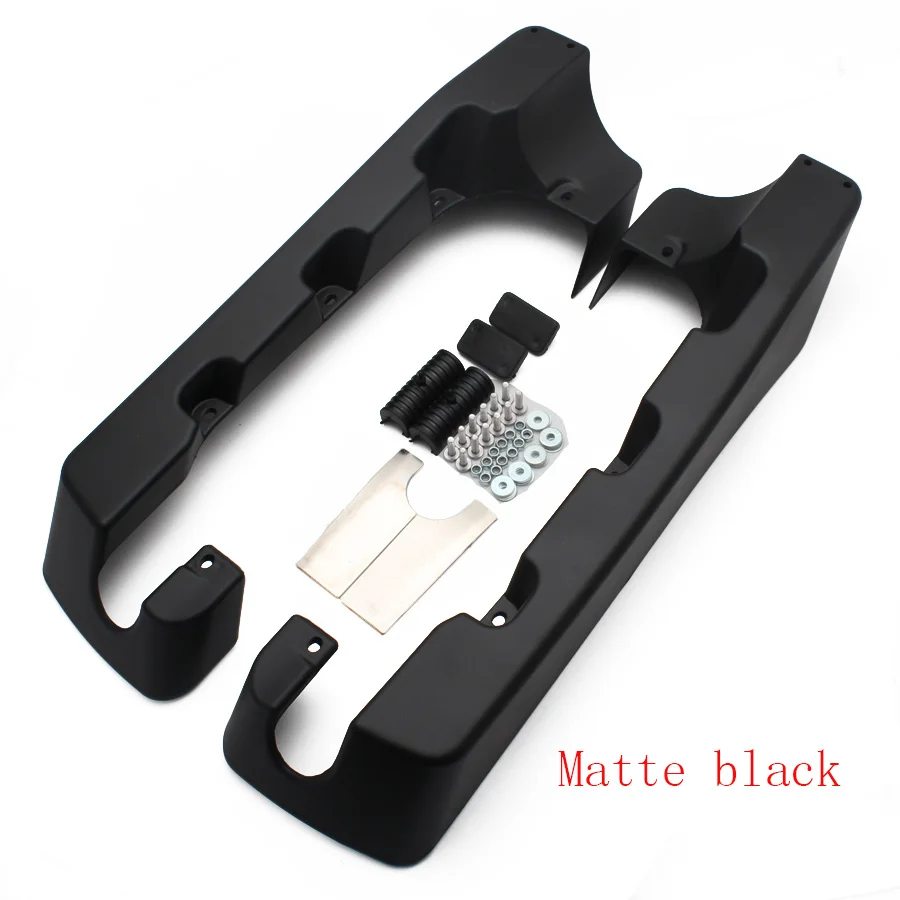 Мотоциклетная жесткая растягивающаяся седельная сумка 4 дюйма черная подходит