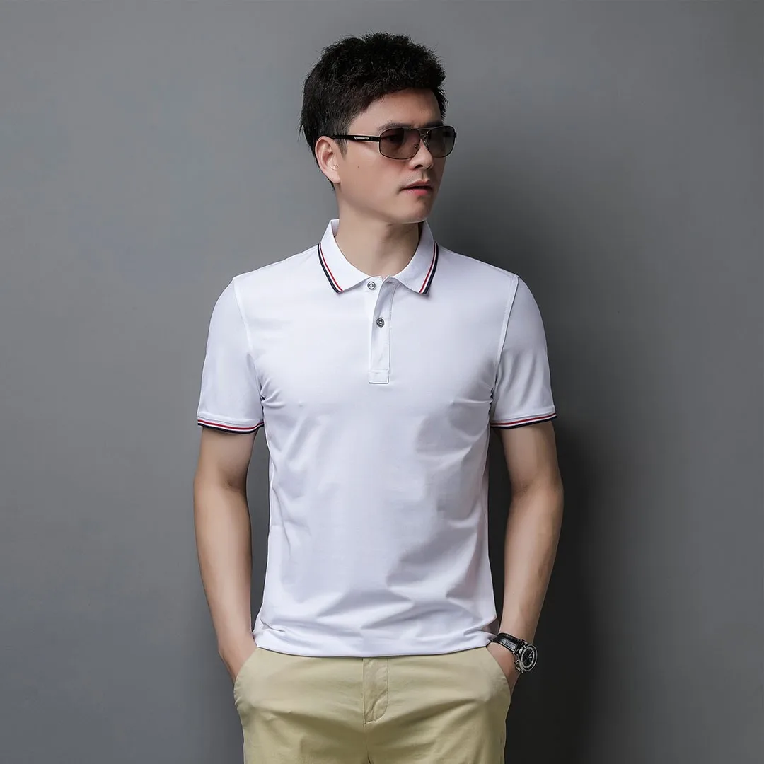 

Новая мужская деловая рубашка-поло Xiaomi Youpin, с отложным воротником и коротким рукавом