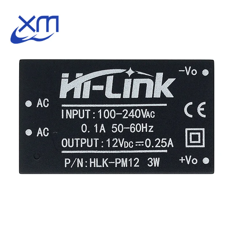 HLK PM12 AC DC 220 В до 12 Бак понижающий модуль питания преобразователь интеллигентая