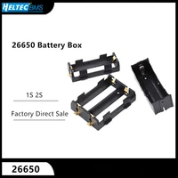 1s 2s 26650 battery box diy battery case26650 battery holder patch gold plated lithium battery box