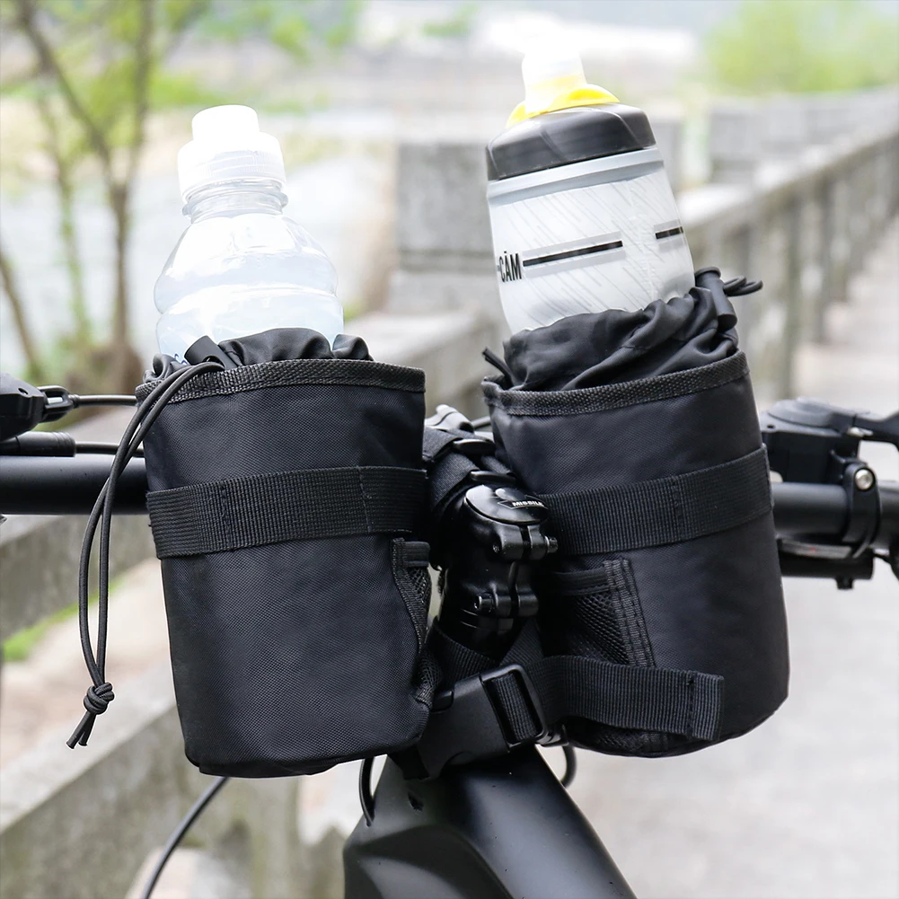 

Bike Bottle Bag Cycling Bike Bicycle Handlebar Insulated Drink Water Bottle Bag Kettle Cooler Pack Holder Hydration Carrier