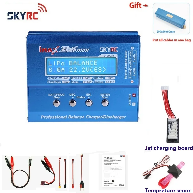 Профессиональное балансирующее зарядное устройство SKYRC Imax B6 Mini 60 Вт Dis