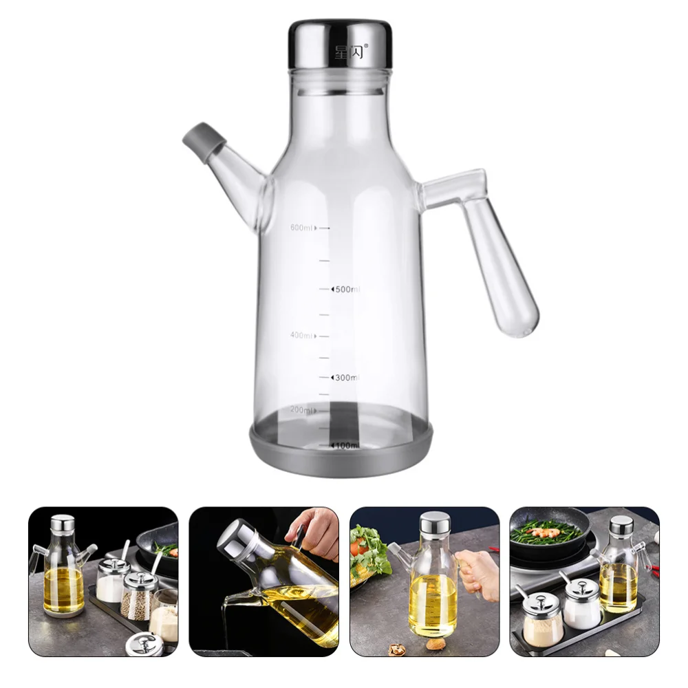

1Pc Leak-Proof Oil Pot Oil Storage Container Kitchen Oil Bottle with Scale