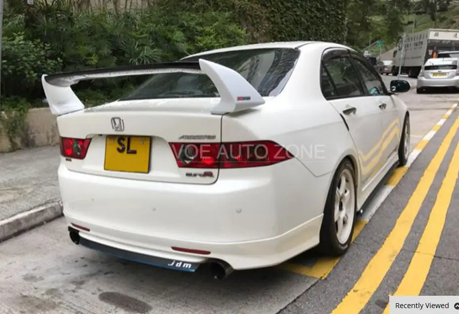 Спойлер заднего крыла для HONDA Accord 2001-2013 FD2 из высококачественного АБС-пластика |