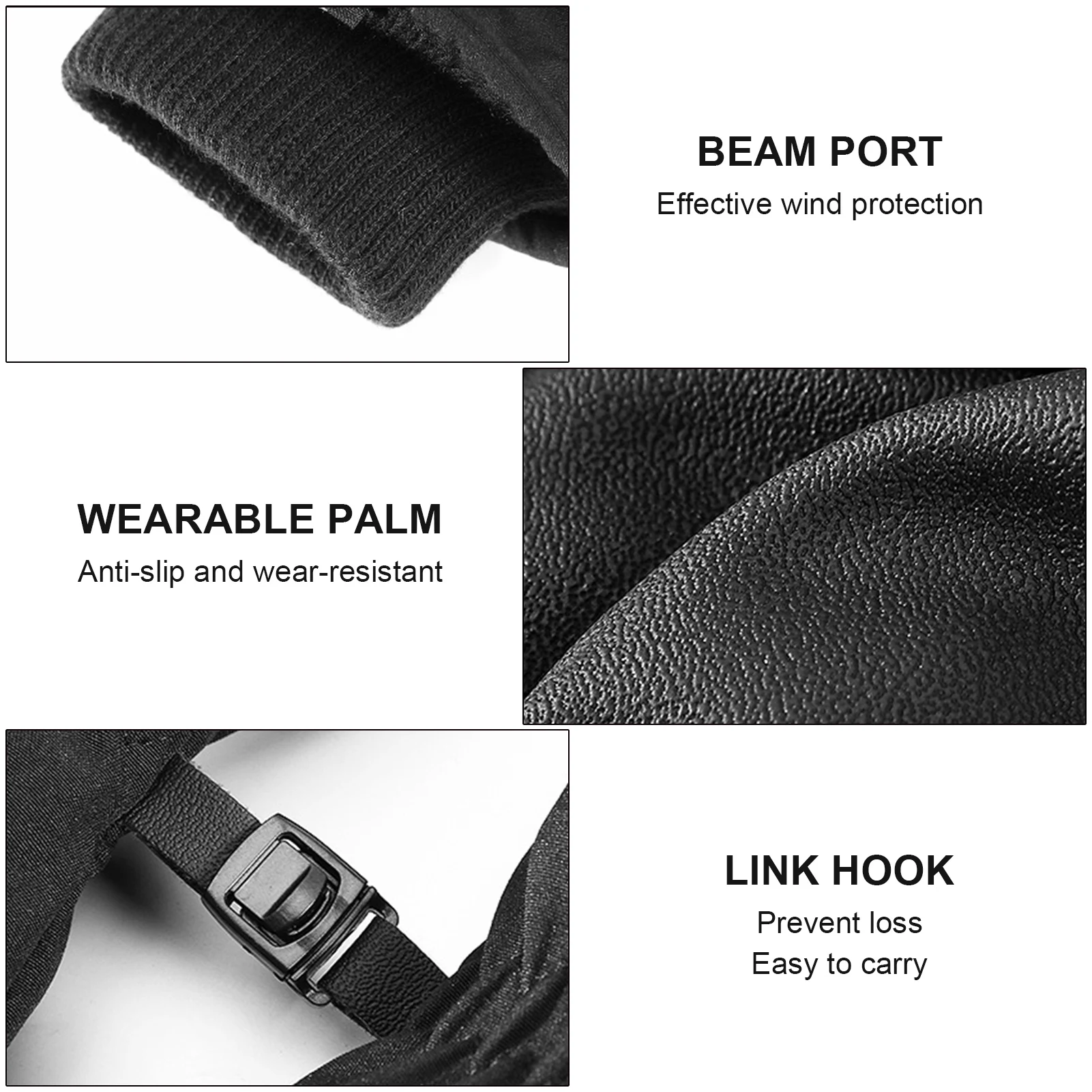 

1 Pair Winter Ski Warm Gloves Unisex Touchscreen Warm Sports Gloves Hand Warmer