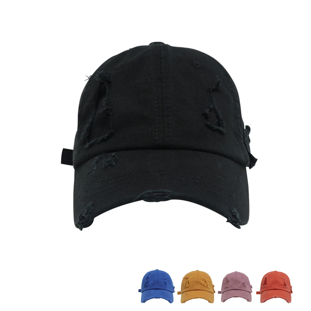 

2021 Blank Holes Ny Baseball Cap Czapki Hip Hop Cappelli Snapback Flat Men Women Cachuchas De Hombre Black Hat