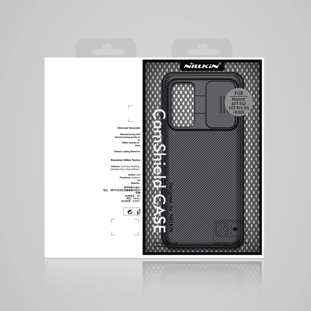 

for Xiaomi Redmi K40 Pro Plus 5G Case NILLKIN Slide Camera Lens Protect Privacy Frosted Textured Fiber Cover on Redmi K40 PRO+