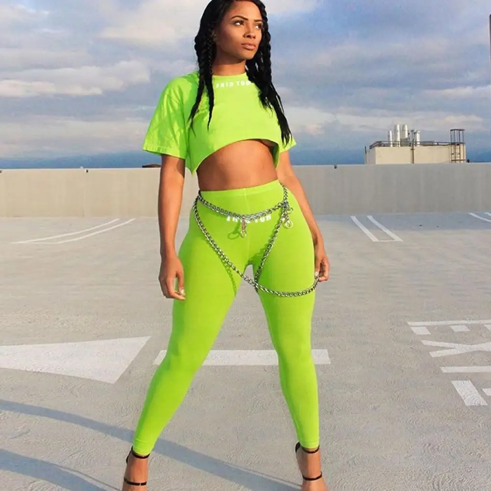 Женский комплект из двух предметов для фитнеса укороченный топ с длинным рукавом