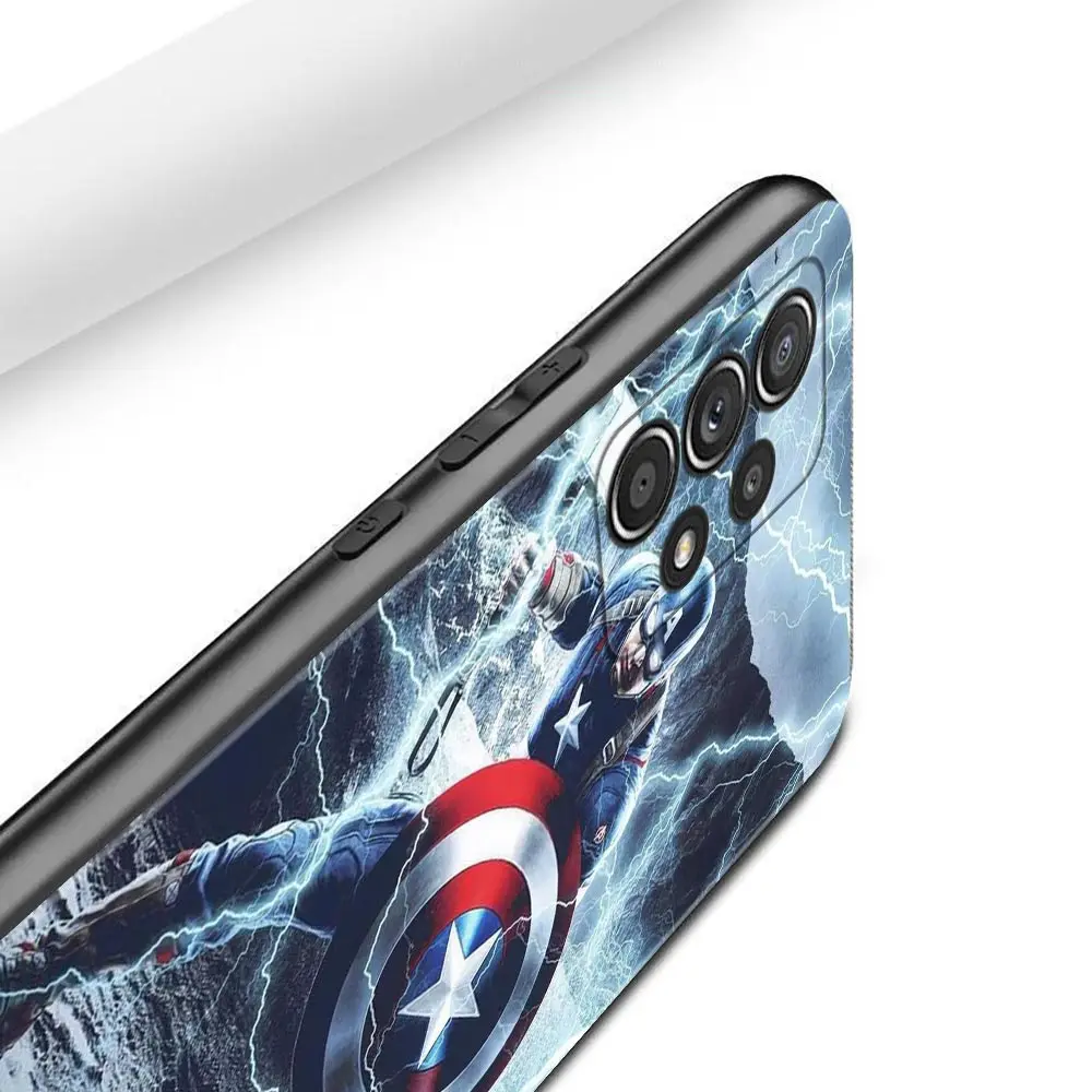 Case For Samsung Galaxy A51 A21s A12 A71 A31 A32 A02s A11 A41 A52 A72 A01 A02 A21 A7 2018 A22 F42 Coque marvel Captain America
