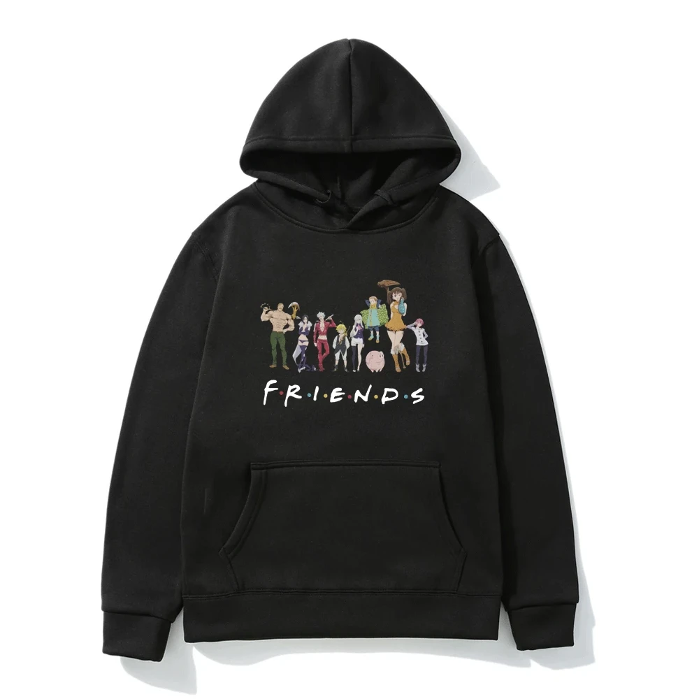 

Japanese Anime Seven Deadly Sins Hoodies for Men Cartoon Nanatsu No Taizai Meliodas Print Pullover Winter Fleece Sweatshirt Tops