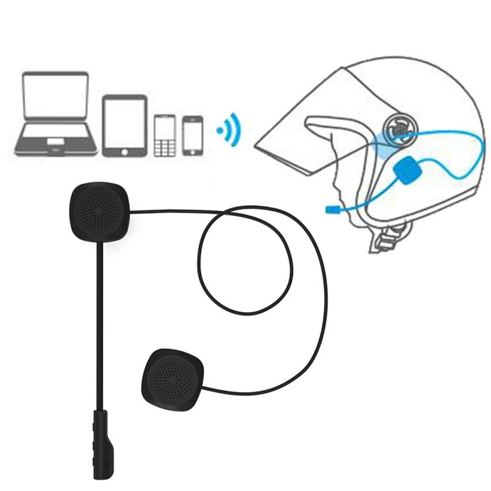 MH04 4th Generation Helmet Bluetooth Headset Motorcycle Stereo Headphones Phone And GPS Way Radios Bluetooth-compatible 5.0 | Электроника
