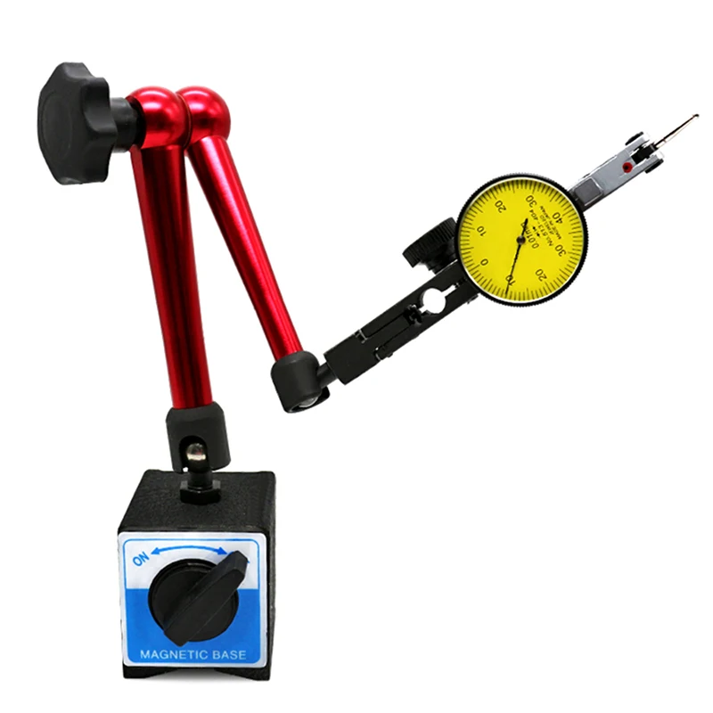Индикатор горячего циферблата + универсальная Магнитная подставка базовый держатель 0,8 мм циферблат/10 мм набор тест-компаратор для калибровки оборудования
