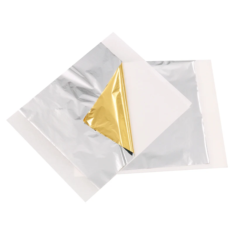 Листы декоративные из фольги 14x14 см 100 шт. | Дом и сад