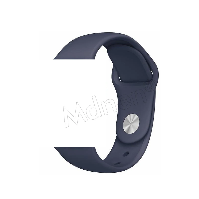 Силиконовый ремешок-петля для Apple Watch 42 мм 38 мм Iwatch 5 4 3 2 1 браслет с магнитной пряжкой - Цвет ремешка: 10 Midnight blue