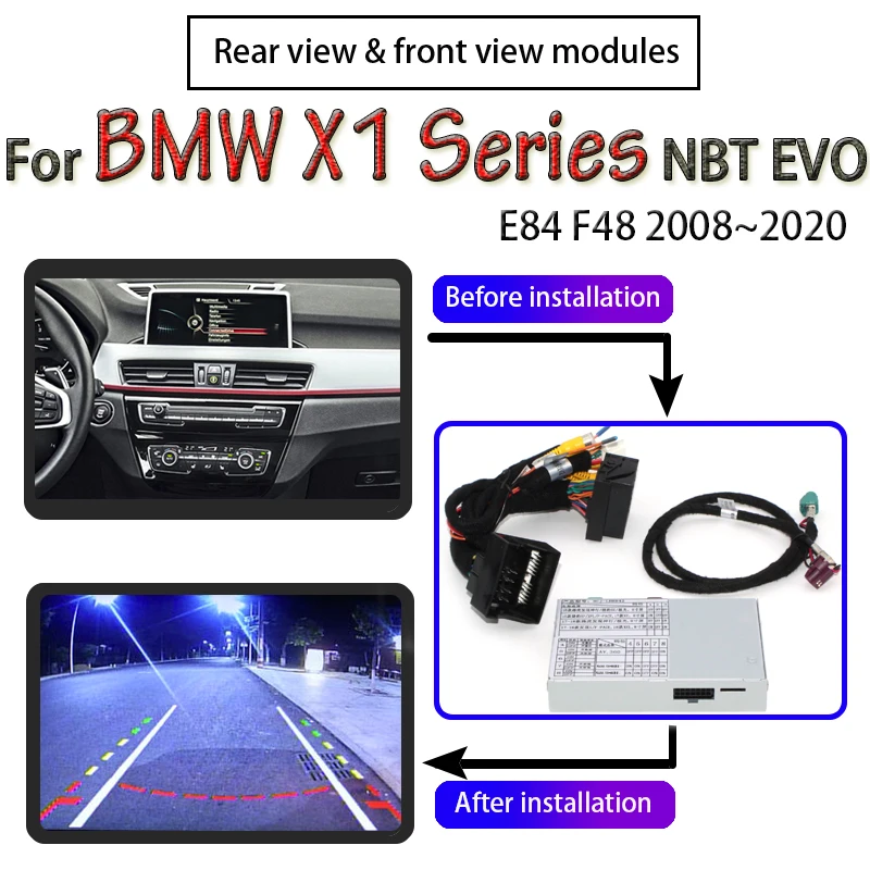 Камера заднего вида для BMW X1 E84 F48 2009 ~ 2020 декодер оригинальная Модернизированная