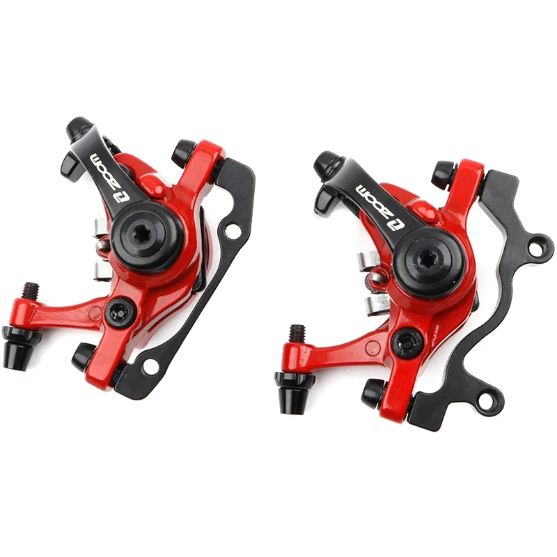 

ZOOM Aluminum Alloy Bicycle Disc Brake Mountain Road MTB Bike Mechanical Caliper Disc Brakes Cycling Double Brake