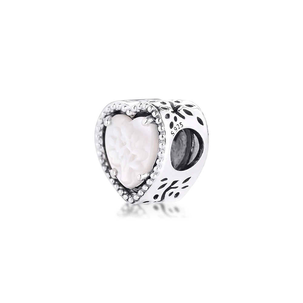 

Openwork Heart & Family Tree Charm Friend 2021 Charm 925 Sterling Silver Pendant Bracelets Sparkling Beads for Jewelry Making