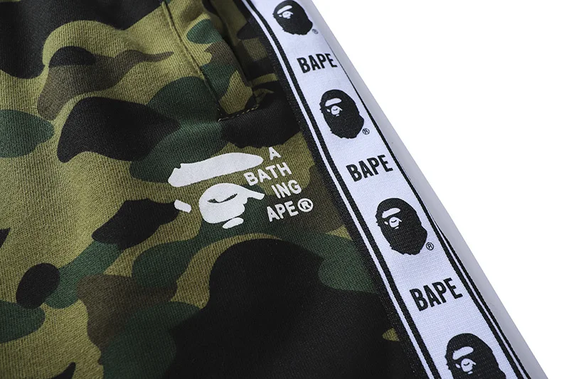

ba'pe summer Japanese tide brand camouflage five-point pants pants men and women webbing beach casual shorts