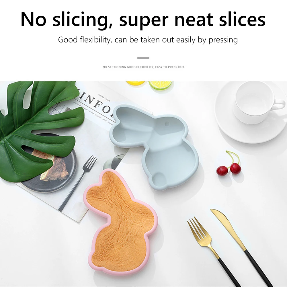 3D пасхальные Стиль мультфильм силиконовая формочка в виде животного &quotсделай