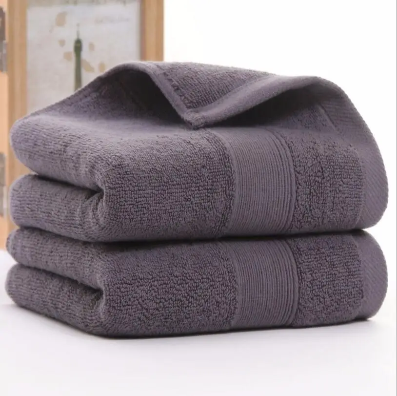

Plus thick cotton terry face towels 34x75cm premium combed cotton hand towel strong absorption bathing towel