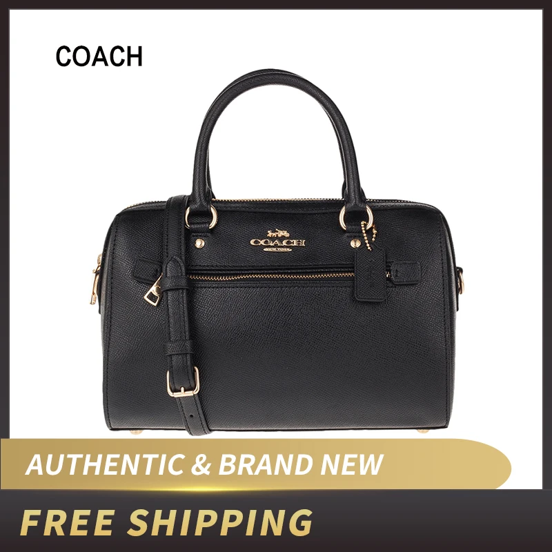 Подлинная оригинальная и новая брендовая кожаная сумка через плечо Coach Rowan