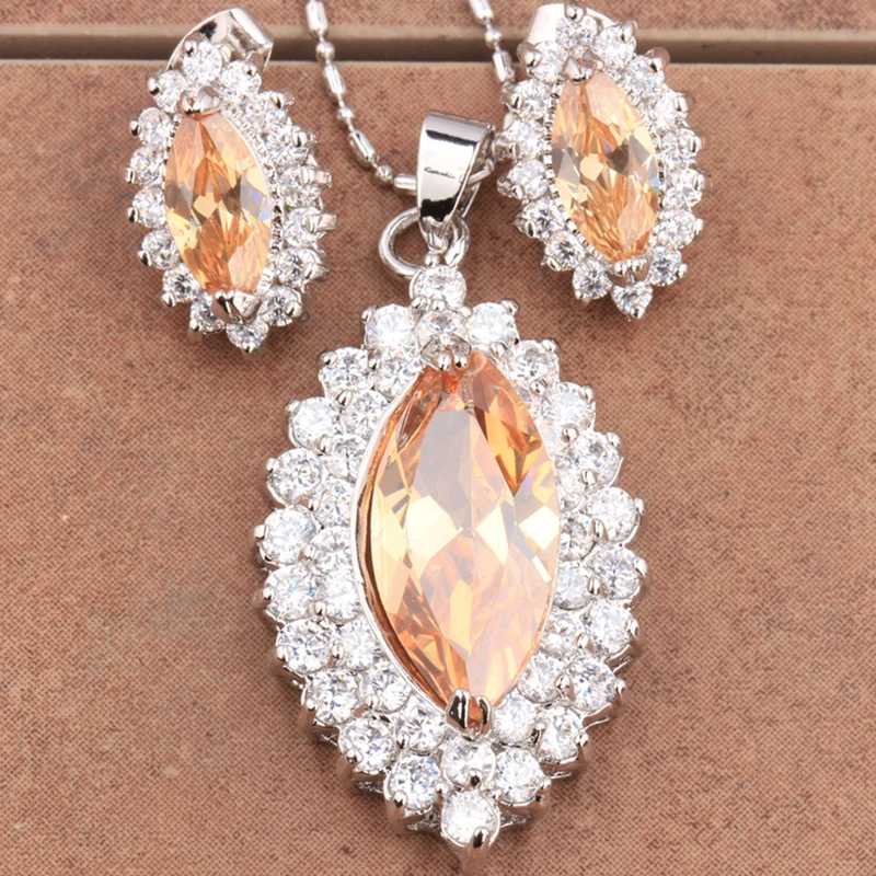 Гранат красавица глаз морганит Циркон посеребренные серебряные серьги подвеска