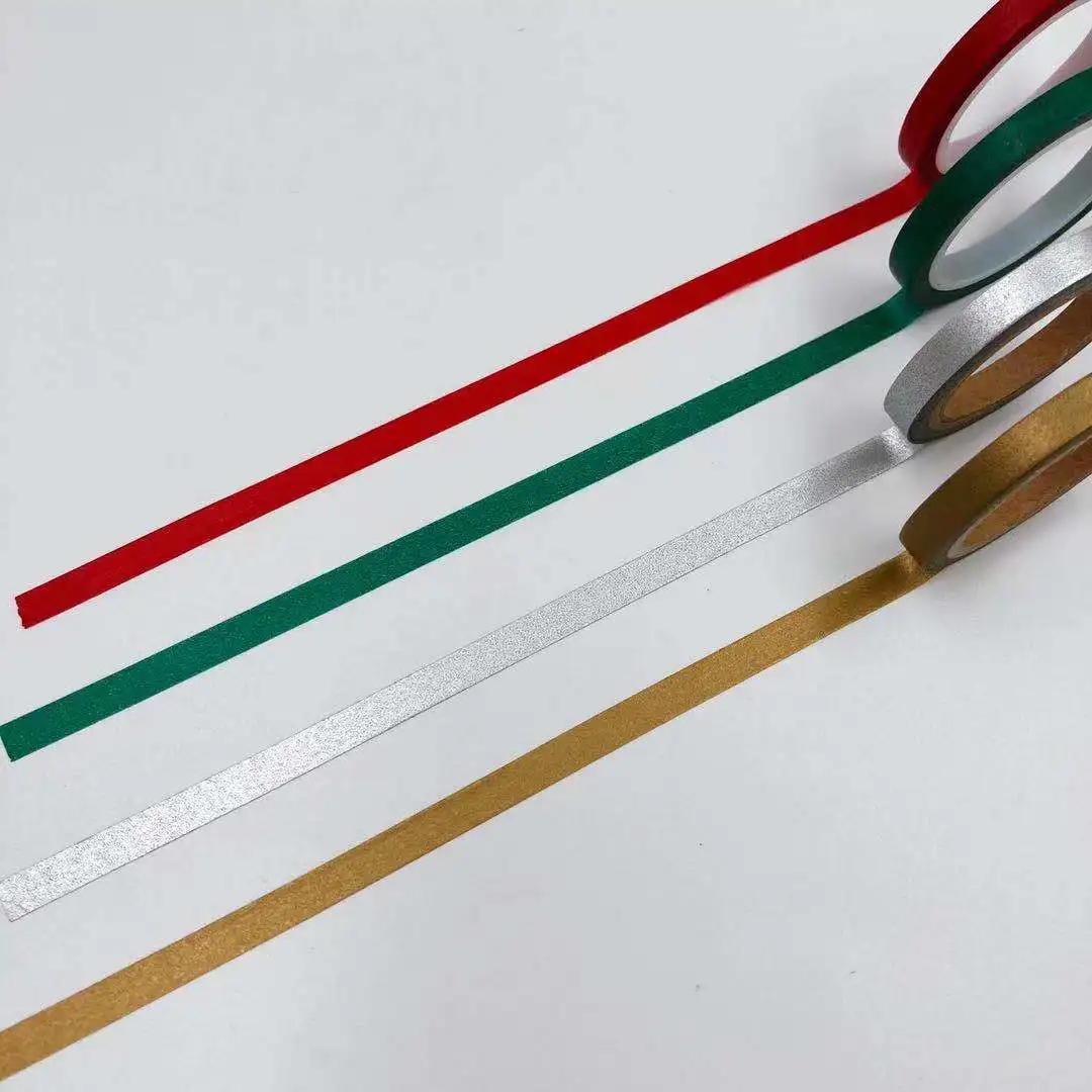 

Free shipping 4rolls 5mm*5m Washi Masking Paper /Adhesive Decorative Diy Tape/ Scrapbooking Wholesale