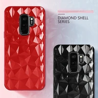 luxury ultra thin soft tpu phone case for samsung galaxy note9 s9 s8 plus 3d diamond pattern case for samsung a8 plus 2018 cover