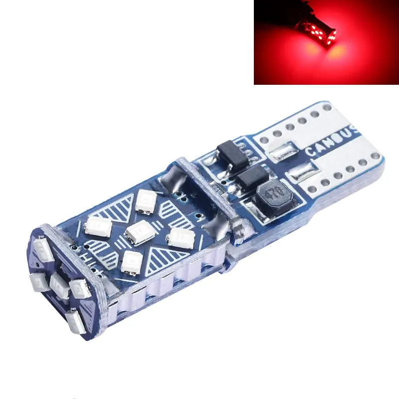 Светодиодный купольный светильник T10 W5W 15SMD 2 шт. светодиодный CANBUS для чтения